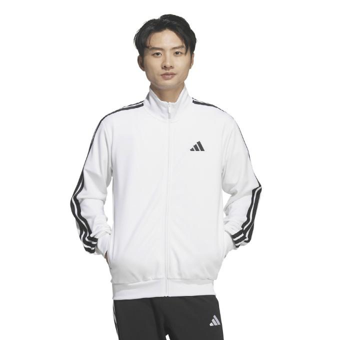  ストライプ ハイネックジャージ M adidas（アディダス） スポーツウェア ジャージ 上下セット メンズ