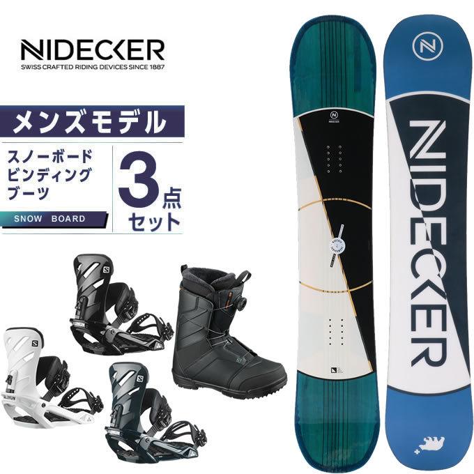 マート ナイデッカー NIDECKER スノーボード セール特別価格 3点セット メンズ ボード+ビンディング+ブーツ JAPAN BOA LTD+RHYTHM+FACTION WIDE SHIFTY