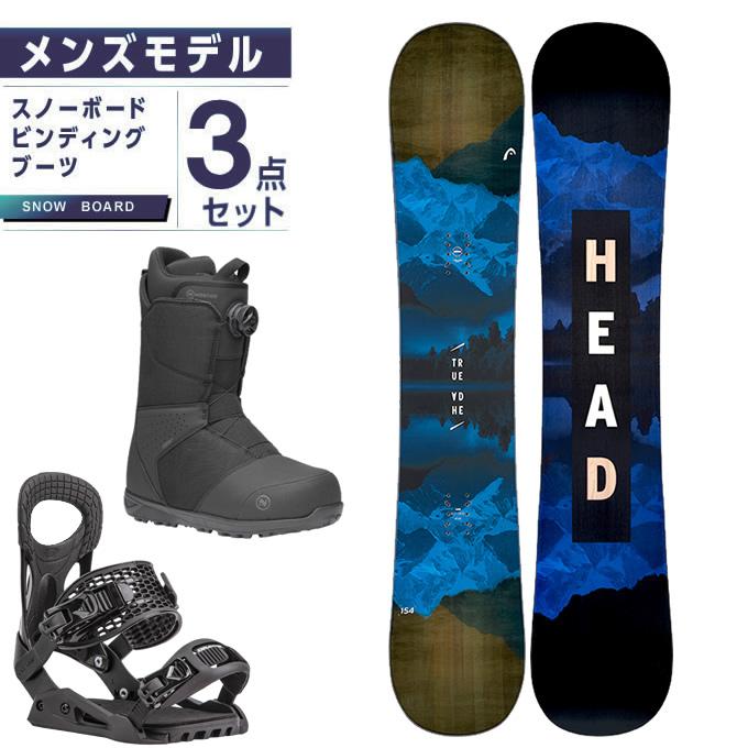ヘッド HEAD スノーボード 3点セット メンズ ボード板+ビンディング+  