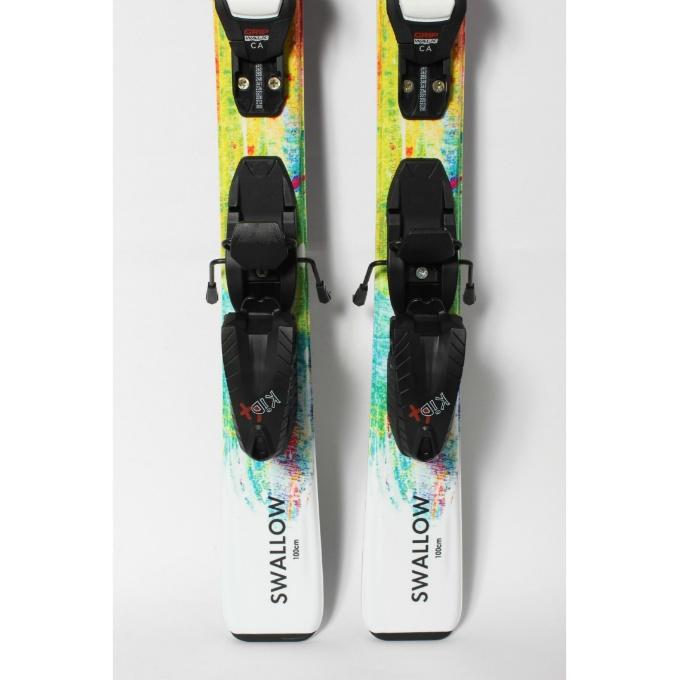 SWALLOW ジュニアスキー4点セット スワロー 男の子 キッズ 小学生 スワロー スワロー(Swallow) スキー板 ジュニアスキー 4点セット