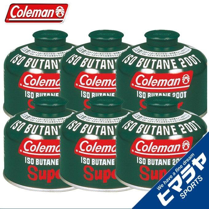 コールマン ガスカートリッジ 純正イソブタンガスＴタイプ230g 6個セット 5103A200T Coleman
