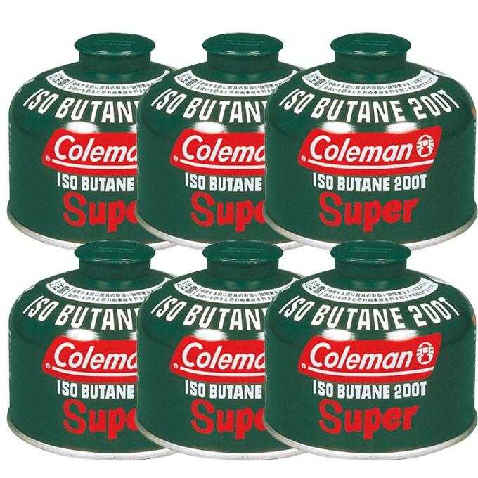 コールマン ガスカートリッジ 純正イソブタンガスＴタイプ230g 6個セット 5103A200T Coleman