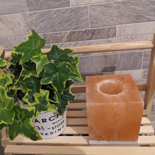 キューブ岩塩キャンドルホルダー : ヒマラヤ岩塩専門店 - 通販 - Yahoo