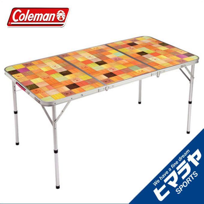 廃盤★Coleman★コールマン★大型 アウトドアテーブル★送料込！ Coleman（コールマン） アウトドア テーブル 大型テーブル ナチュラル