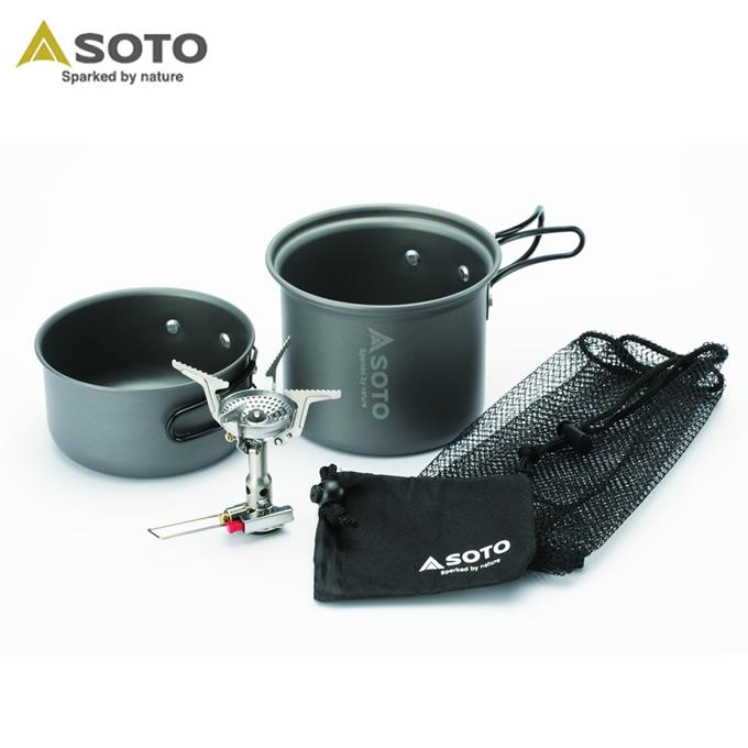 ソト SOTO シングルバーナー アミカスクッカーコンボ SOD-320CC od