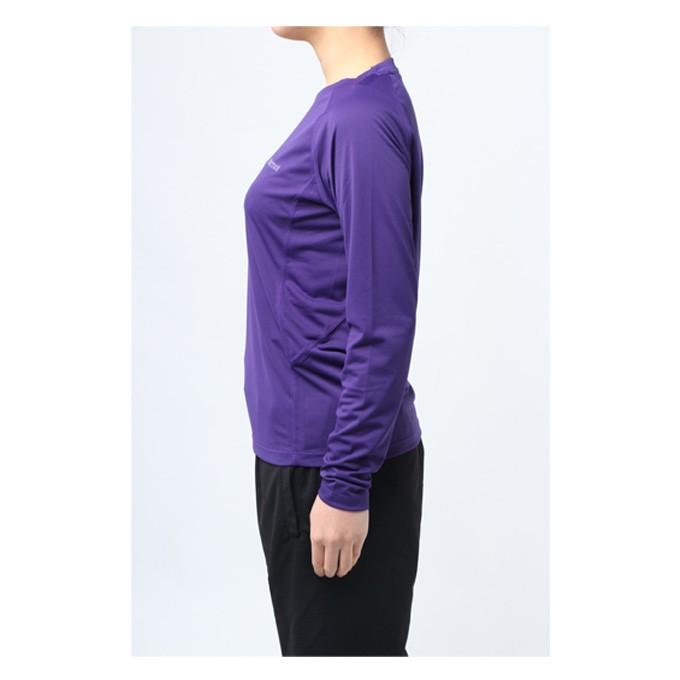 MARMOT - Marmot マーモット レディース 長袖トップス ダークパープル L キャンプ Marmot（マーモット） Marmot Tシャツ 長袖 レディース Accent L/S