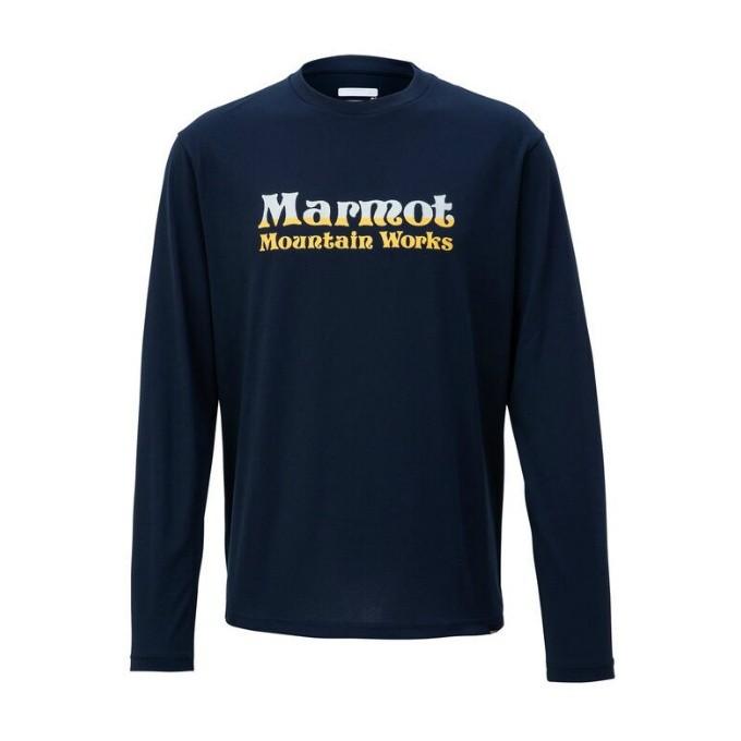 [マーモット] ロンT エムエムダブリュロングティー メンズ マーモット Marmot メンズ トレッキング 長袖Tシャツ Marmot Logo L/S T-Shirts FW25MLS065 （IRON  GRAY） -