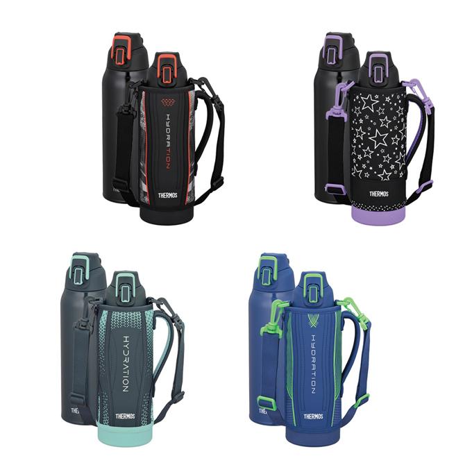 THERMOS FHT-1002F(BKV)　2本セット サーモス 真空断熱スポーツボトル 1.0L FHT-1002F (水筒・ボトル