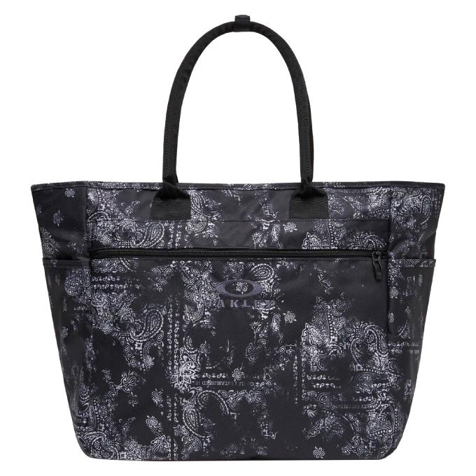 【美品】OAKLEY TOTE BAG 17.0 FW トートバッグ ブラック OAKLEY（オークリー） トートバッグ メンズ OAKLEY TOTE BAG 17.0 FW