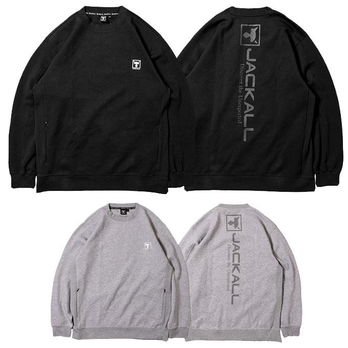 JACKALL（ジャッカル） 防寒ウェア SIDE RIBBED CREW NECK SWEAT