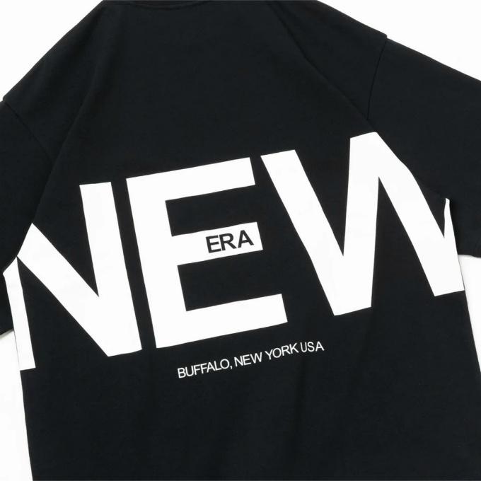 ニューエラ NEW ERA Tシャツ 半袖 メンズ レディース 半袖 オーバーサイズド コットン Tシャツ Zoom Up Logo 14121849 【メール便可】 od｜himarayaod｜04