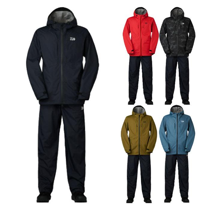 【新品】DAIWA レインマックス レインスーツ ブラックL DAIWA（ダイワ） RAINMAXコンパクトレインスーツ レインウェア