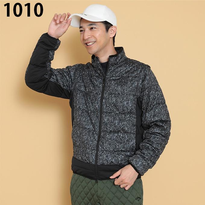 美品 Callaway キャロウェイ 中綿キルティング ワンピース アウターM Callaway（キャロウェイ） ゴルフウェア ブルゾン メンズ フェザー