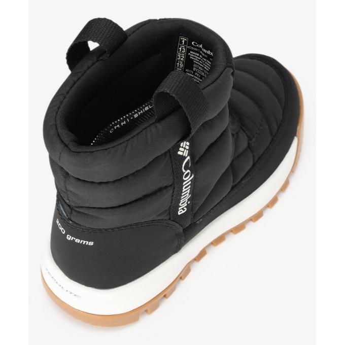Columbia 黒　スノートロットミッドブーツ Columbia（コロンビア） スノーブーツ ジュニア ユース スノートロット