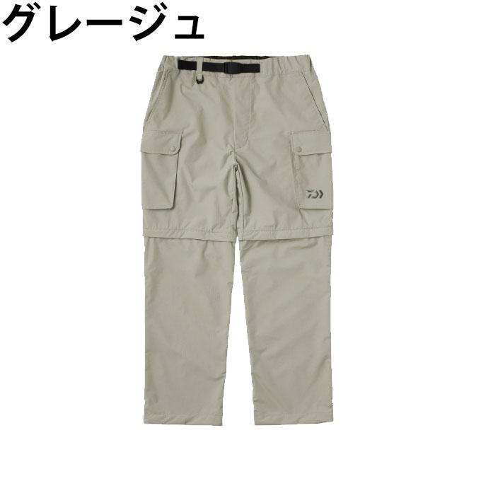ダイワ デタッチャブルフィッシングパンツ 2XL 大きいサイズ メンズ ショートパンツ変形 撥水 ベルト付 春夏 DP-2725 od ‥ DAIWA（ダイワ） デタッチャブルフィッシングパンツ 2XL 大きいサイズ
