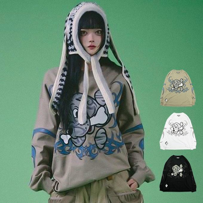 GALFY（ガルフィー） メンズ レディース 長袖 Tシャツ 部族ロンT