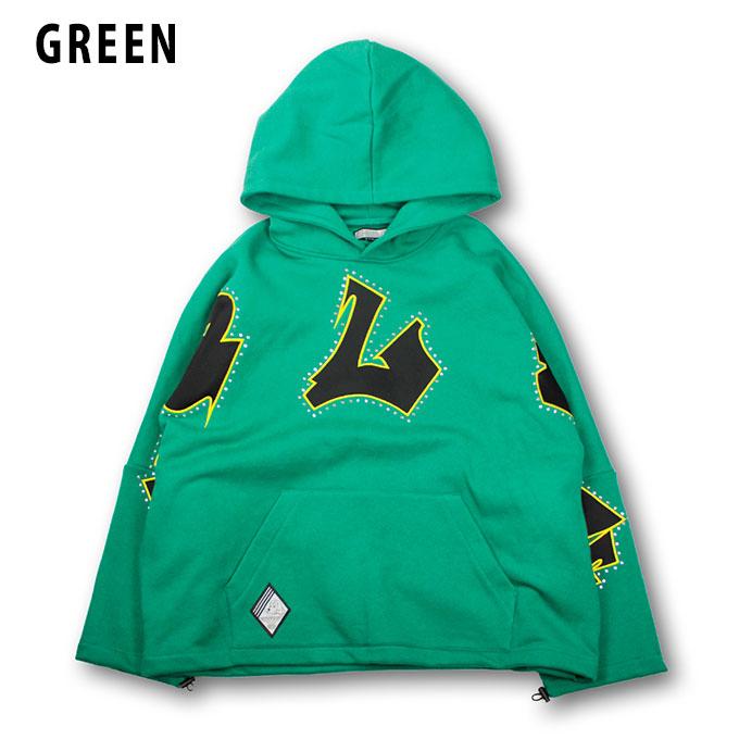 GALFY（ガルフィー） メンズ レディース パーカー ギャル男BIGロゴ