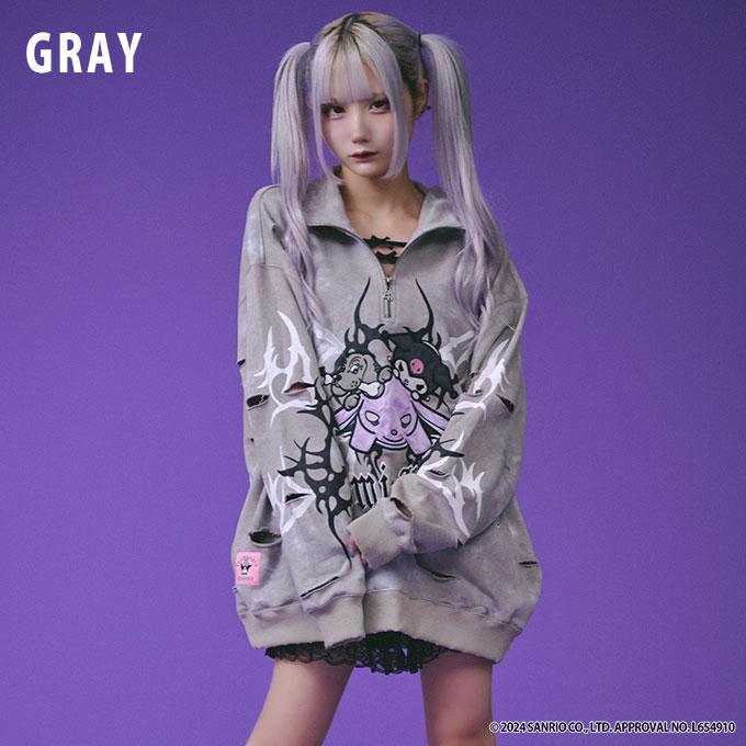 GALFY ガルフィー×クロミ 限定 レディース ハーフジップ GALFY ガルフィー×クロミ 限定 レディース ハーフジップ