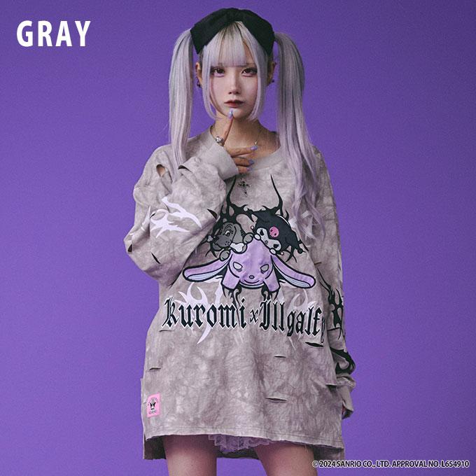 GALFY ガルフィー×クロミ 限定 レディース 長袖 Tシャツ イルガ