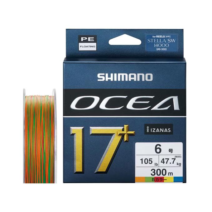 【メール便送料無料】 シマノ(SHIMANO) オシア17+ PE OCEA 300m 5カラー 6号 ライン  LD-A71Y_5C_6 od‥ シマノ（SHIMANO） 【メール便送料無料】 オシア17+ PE OCEA 300m 5