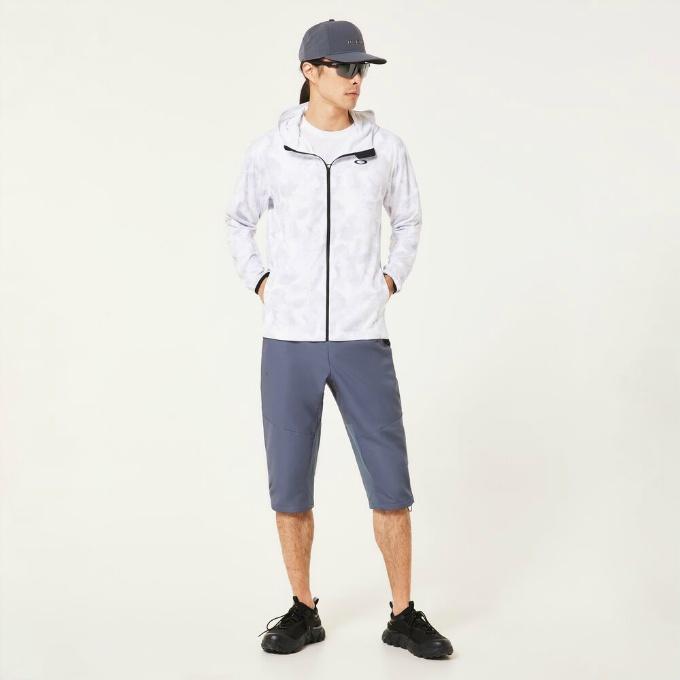 OAKLEY（オークリー） ジャケット メンズ EN 総柄軽量フードニットJKT