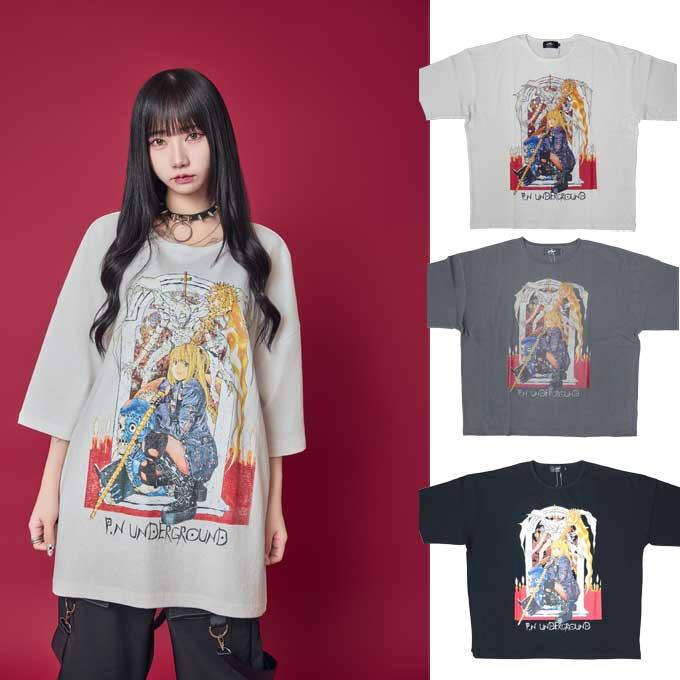 P.N.UNDERGROUND×DEATH NOTEコラボ Tシャツ メンズ レディース P.N.UNDERGROUND×DEATH NOTEコラボ Tシャツ メンズ レディース