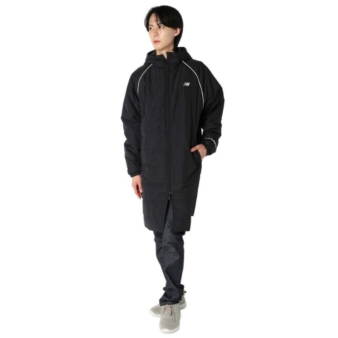 ニューバランス(new balance) ロングコート メンズ パデッドコート ロング AMJ53173-BK od New Balance（ニューバランス） ロングコート メンズ パデッドコート