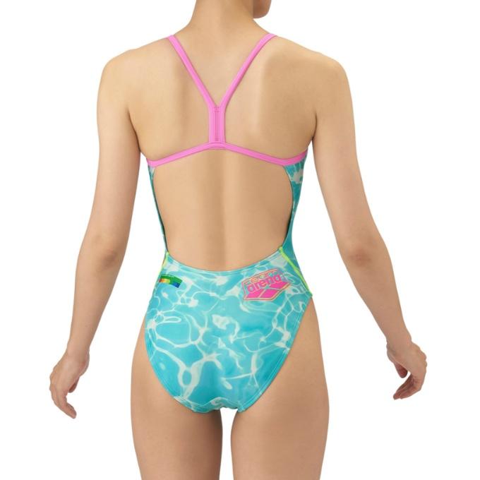 【メール便送料無料】アリーナ arena FINA承認 競泳水着 スパッツ レディース トレーニングワンピース オープンバック AS5FWM02L od アリーナ（arena） 【メール便送料無料】アリーナ arena FINA承認 競泳