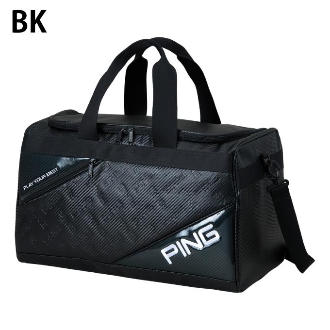 ニャンダブルです。 PING（ピン） ボストンバッグ メンズ レディース GB-U2516 エンボス