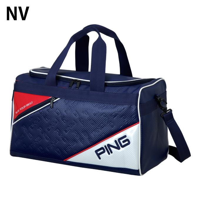 ニャンダブルです。 PING（ピン） ボストンバッグ メンズ レディース GB-U2516 エンボス