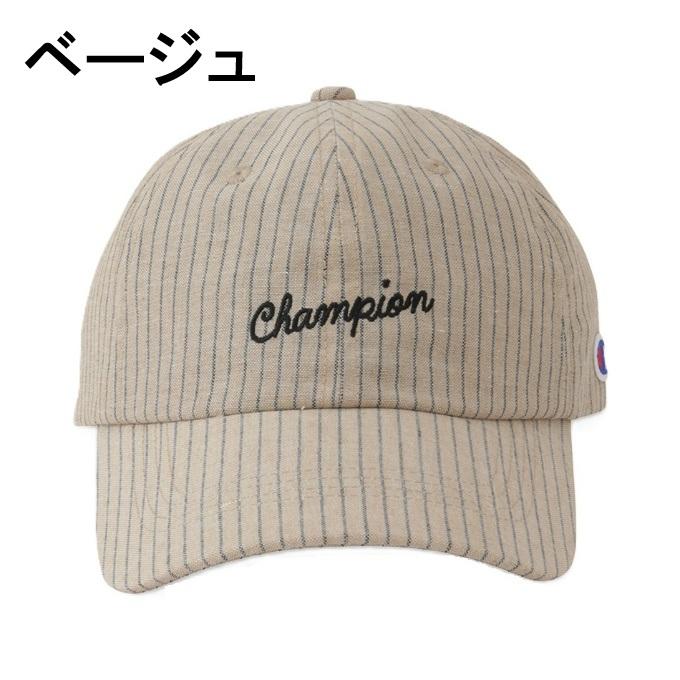 ストライプキャップ Champion（チャンピオン） 帽子 キャップ メンズ レディース