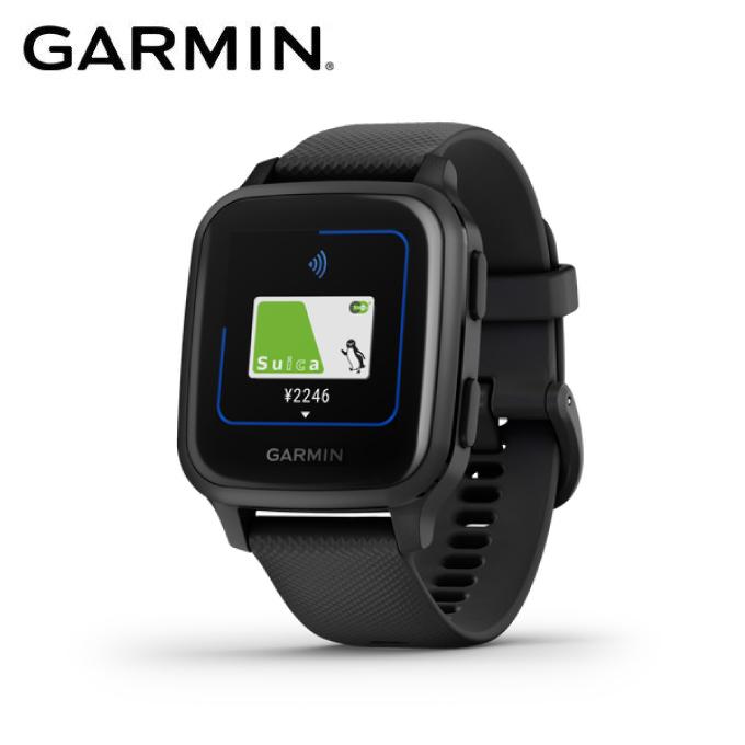 GARMIN VENU SQ ガーミン　スマートウォッチ　ランニング　腕時計 GARMIN ガーミン Venu Sq Music Black/Slate 0100242670