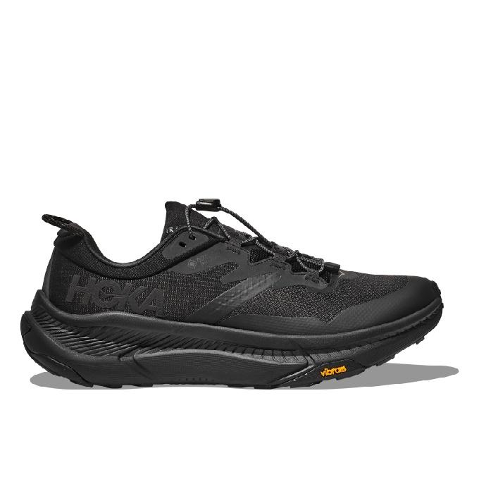 HOKA ONE ONE トレイルランニングシューズ ブラック HOKA ONEONE ホカ トレイルランニングシューズ メンズ トランス