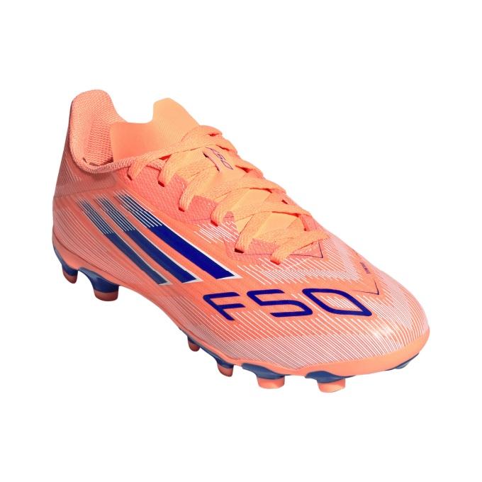【9月30日発売】 アディダス(adidas) サッカースパイク ジュニア F50 リーグ HG AG キッズ 土・人工芝用 JH7751 NIL81 adidas（アディダス） サッカースパイク ジュニア F50 リーグ HG AG