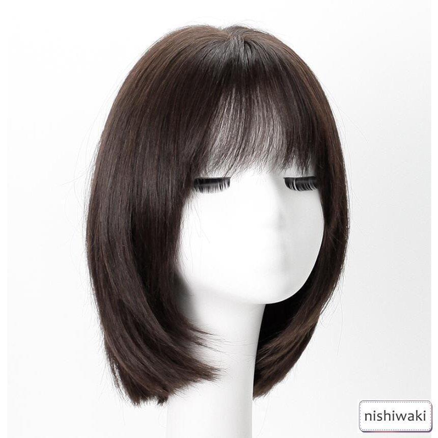【訳あり・新品】 100%人毛ウィッグ 人毛ウィッグレディース ボブ ショート 女性 ミセス ママ 医療用 かつら モデル アイドル ヘアスタイル 級 WIG 簡単着用 自然 耐熱 【1969236994】(10037円)
