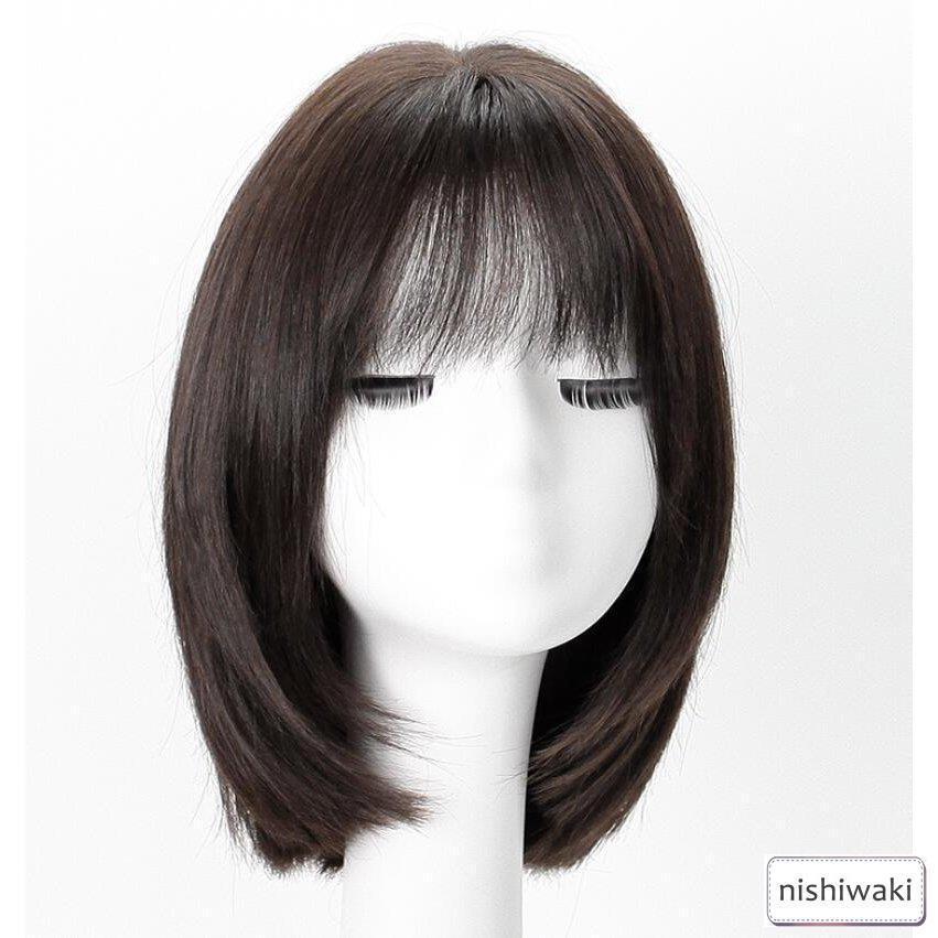 【訳あり・新品】 100%人毛ウィッグ 人毛ウィッグレディース ボブ ショート 女性 ミセス ママ 医療用 かつら モデル アイドル ヘアスタイル 級 WIG 簡単着用 自然 耐熱 【1969236994】(10037円)