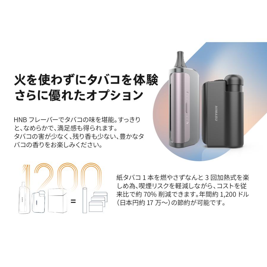 HIMASU 1Be3 Pro+ １本紙巻タバコをノーカットで本機に挿したままで加熱タバコに変身し手軽に３回吸える |  | 02