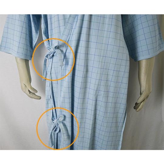 日本エンゼル エンゼル 5075 ケアねまき(メリヤスタイプ) サイズS/M/L