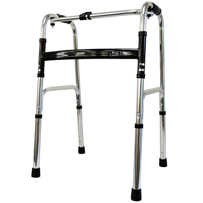 歩行器、新品 歩行器 固定 交互 1段グリップ ひまわり ささえ 当店在庫品 介護用品