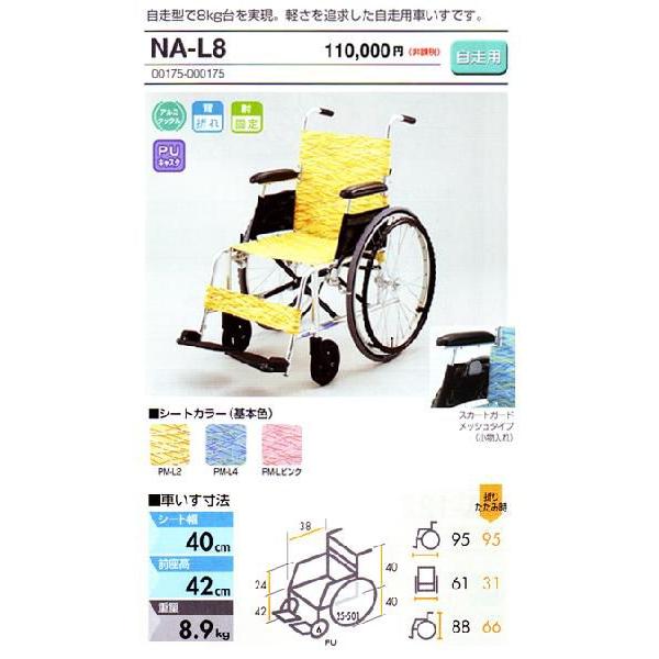 NA-L8 (軽8) 日進医療器 自走用車椅子 www.engineeringcreative.com