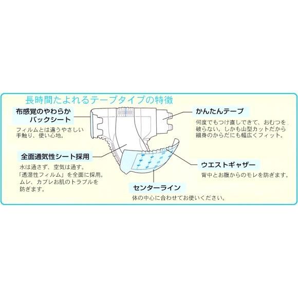 ネピアテンダー ケース販売 テープタイプ XLサイズ ケース(20枚入×3袋