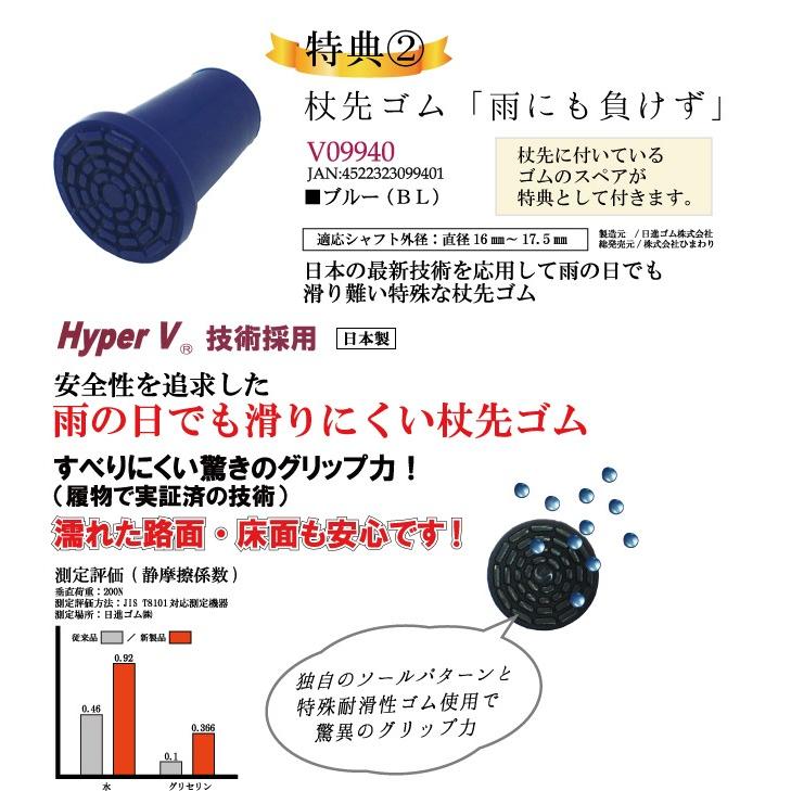 ひまわり お祝いギフト3点セット[杖+特典1+特典2] ささえ京友禅 雨にも負けず『銀河』4つ折伸縮ステッキ 保証書付 介護用品 福祉用具 |  | 03