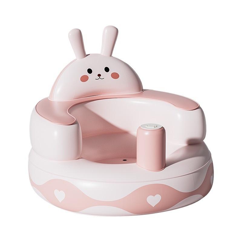 【美品】ベビーバスチェア ピンク バスチェア 赤ちゃん 空気 ベビーチェア ベビーバスチェア お風呂