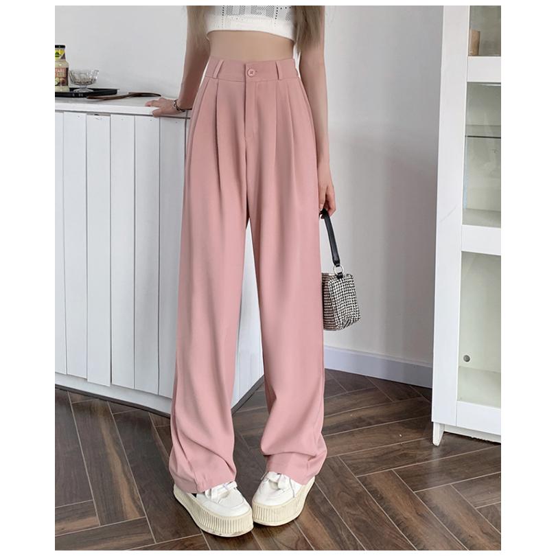ワイドパンツ レディース ハイウエスト ウエストゴム ロングパンツ