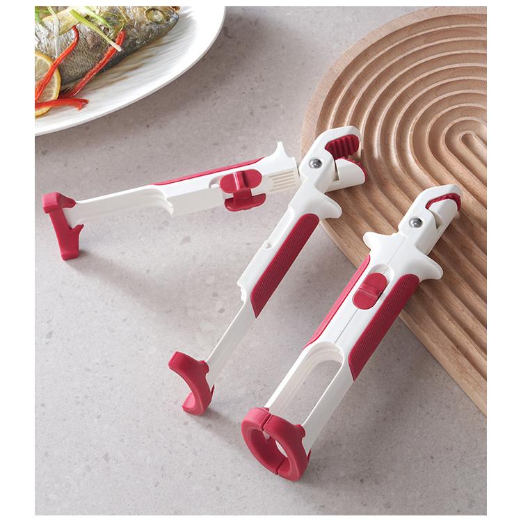 2in1 ボウルクリップ ホットプレートグリッパー 碗挟み 鍋つかみトング 
