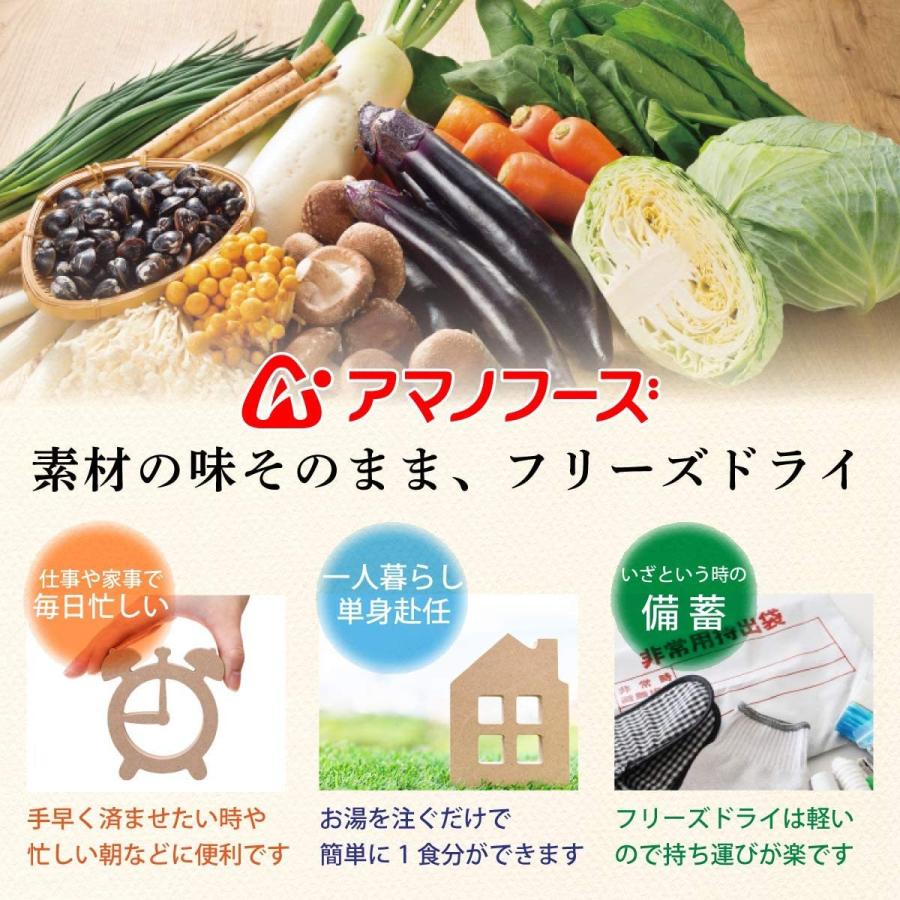アマノフーズ フリーズドライ 味噌汁 31種類 小袋ねぎ1袋 1か月 セット｜himawari-shopping｜02