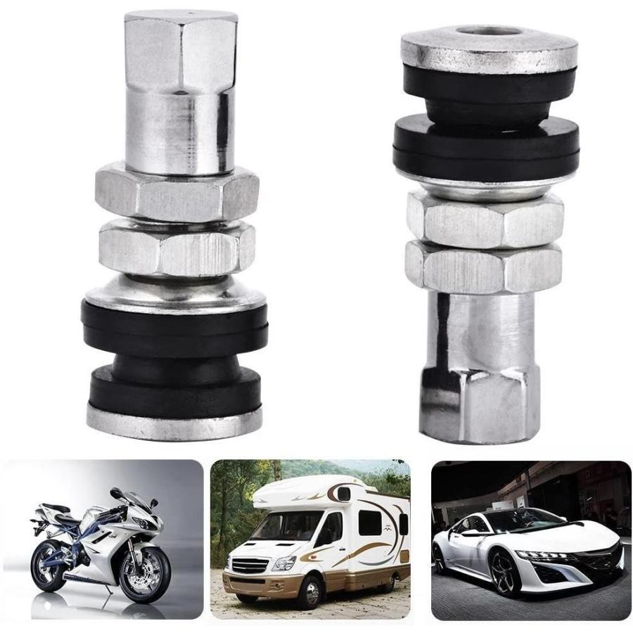 安全shopping 10pcs ホイール用 インサイドバルブ 汎用品 ショートバルブ バルブキャップ エアバルブ エアーバルブ タイヤバルブ 消耗品 耐熱コア使 Moe Gov Np