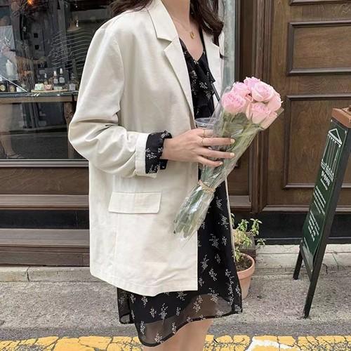 ベーシックテーラードジャケット レディース ジャケット アウター シンプル アイボリー ベージュ カジュアル ナチュラル 秋 Otr0006 Jk0007 Ranie 通販 Yahoo ショッピング