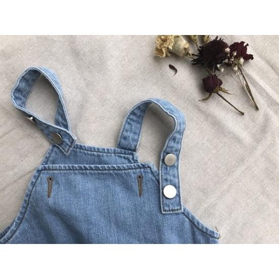 キッズ サマーデニムサロペット ジュニア服 ボトムス ハーフパンツ デニム ベビー 女の子 男の子 ゆったり ブルー 80 90 100 110 1 Kp0007 Ranie 通販 Yahoo ショッピング