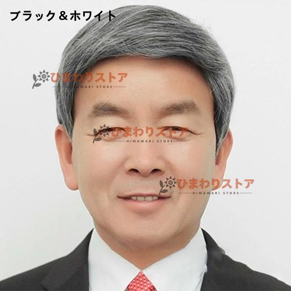 医療用ウィッグ メンズ ウィッグ ショートウィッグ 医療用ウィッグ 白髪隠しウィッグ 耐熱 自然 ナチュラル 黒髪 男性 薄毛隠し 40代50代60代 髪ネット付 父の日|himawari2-store|06